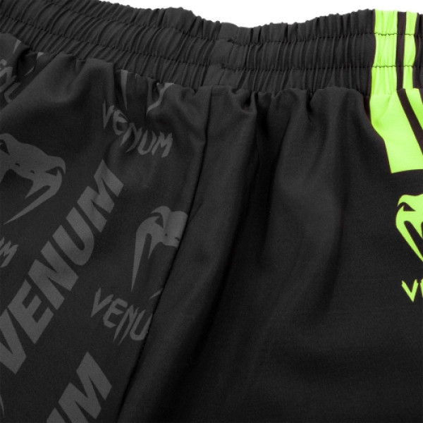 Шорти Venum Logos Training Shorts Black Neo Yellow