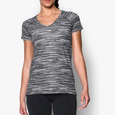 Жіноча футболка Under Armour Mesh Printed V-Neck White