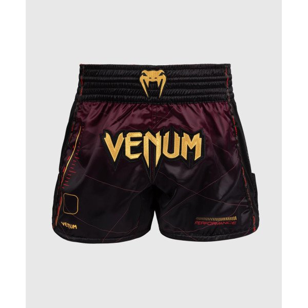 Тайські шорти Venum Tactical XT Muay Thai Shorts - Black/Burgundy/Gold