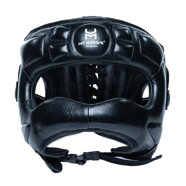 Боксерський шолом Hit N Move Face Saver Headgear Vision Black