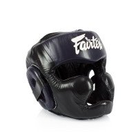 Боксерський шолом Fairtex HG13L Diagonal Vision Head Guard Black