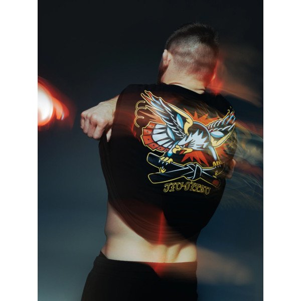 Футболка MANTO x Panku t-shirt EAGLE black