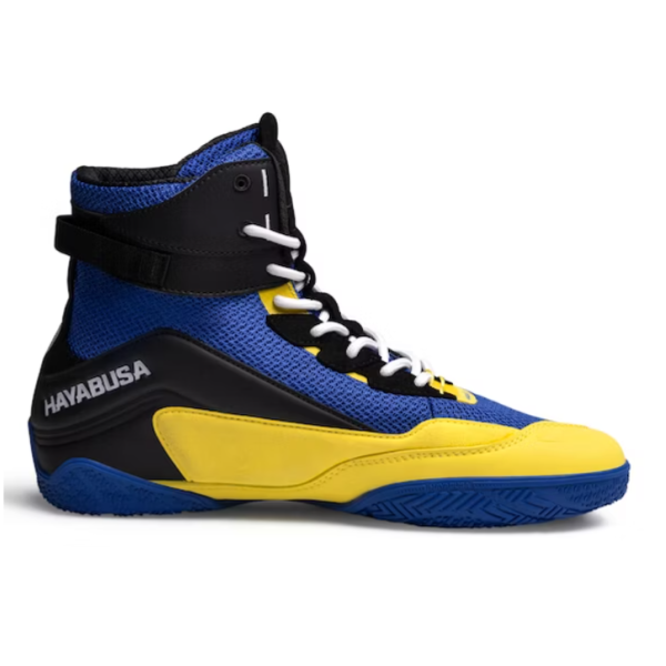 Боксерки Hayabusa Talon Boxing Shoes Blue Yellow