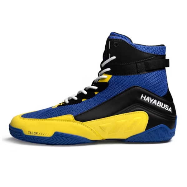 Боксерки Hayabusa Talon Boxing Shoes Blue Yellow