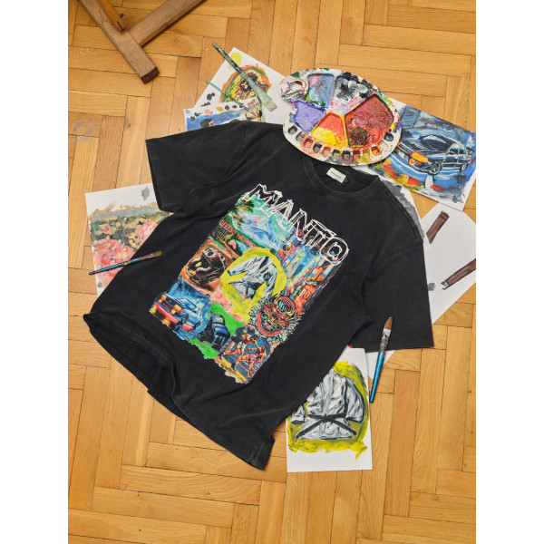 Футболка MANTO T-shirt IVO Black