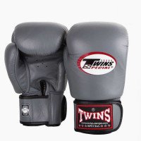 Боксерські рукавиці Twins Velcro BGVL3 Grey