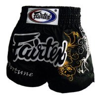 Шорти для тайського боксу Fairtex My Fortune Black Muaythai Shorts