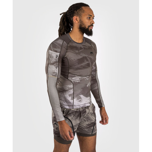 Рашгард Venum Electron 3.0 Long Sleeve Rashguard Sand