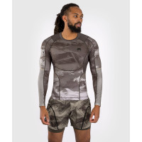 Рашгард Venum Electron 3.0 Long Sleeve Rashguard Sand