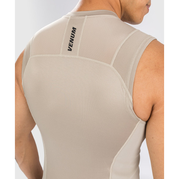 Рашгард без рукавів Venum G-Fit Air Rashguard Sleeveless - Sand