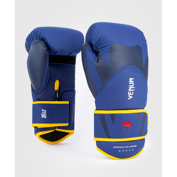 Боксерські рукавиці Venum Challenger 4.0 Boxing Gloves Blue Yellow