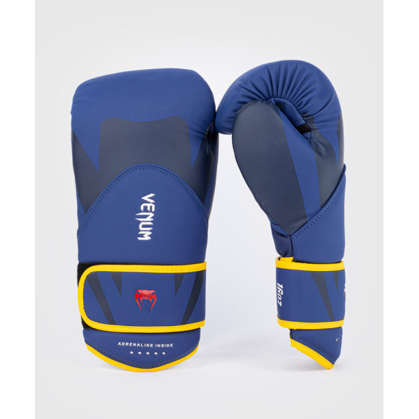 Боксерські рукавиці Venum Challenger 4.0 Boxing Gloves Blue Yellow