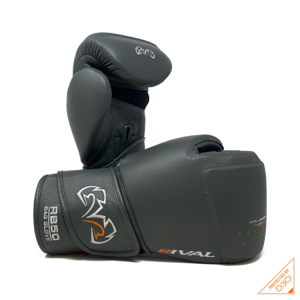 Снарядні рукавиці Rival RB50 Intelli-Shock Compact Bag Gloves Dark Grey