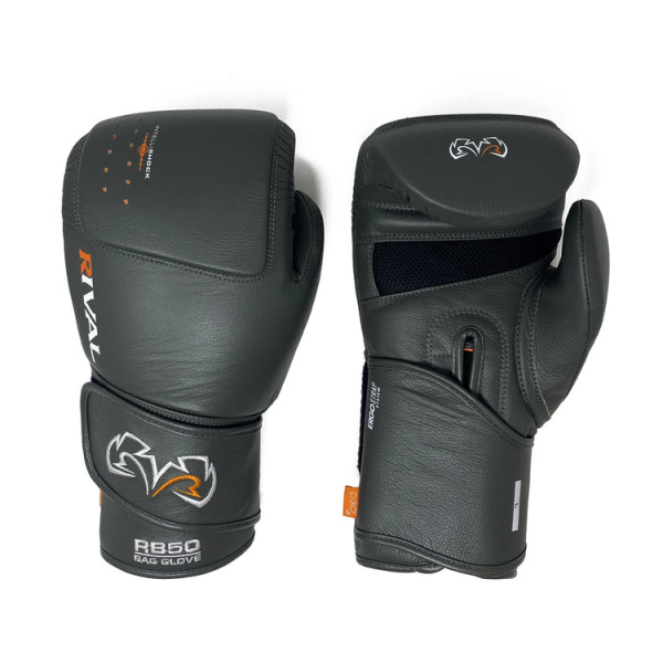 Снарядні рукавиці Rival RB50 Intelli-Shock Compact Bag Gloves Dark Grey