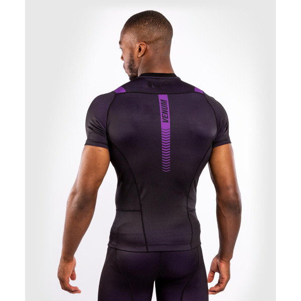 Рашгард з коротким рукавом Venum Nogi 3.0 Short Sleeves Rashguard Black Purple