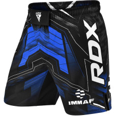 Шорти для MMA RDX IMMAF Approved Fight & Training Blue