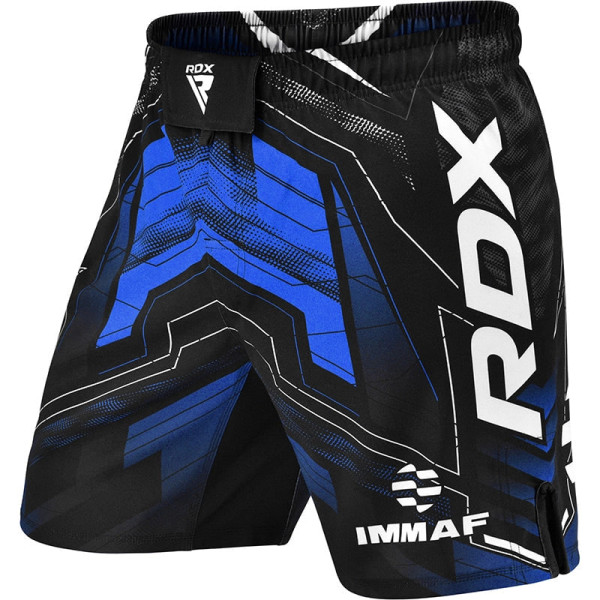 Шорти для MMA RDX IMMAF Approved Fight & Training Blue