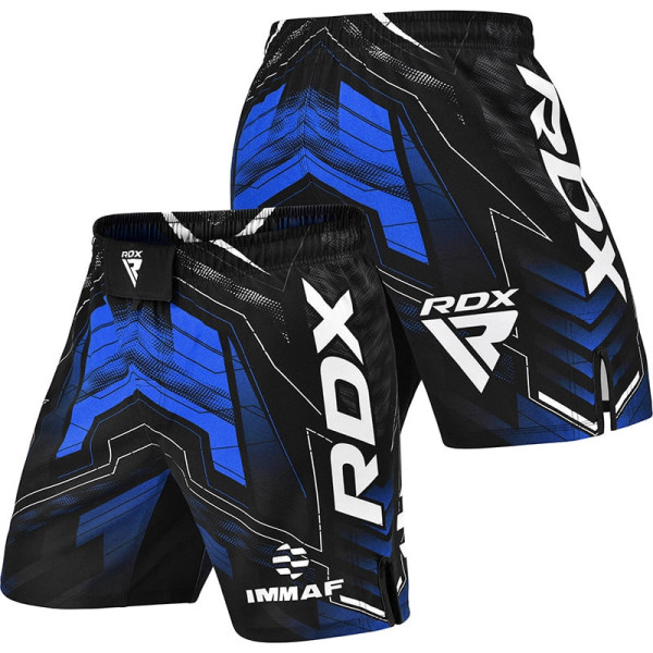 Шорти для MMA RDX IMMAF Approved Fight & Training Blue