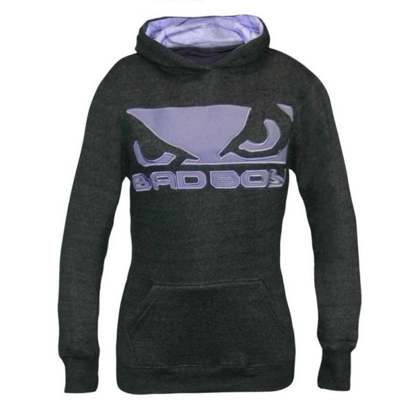 Жіноче худі Bad Boy Womans Fleece Hoodie Charcoal