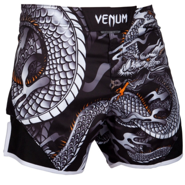 Шорти для MMA Venum Dragons Flight Fightshorts Black