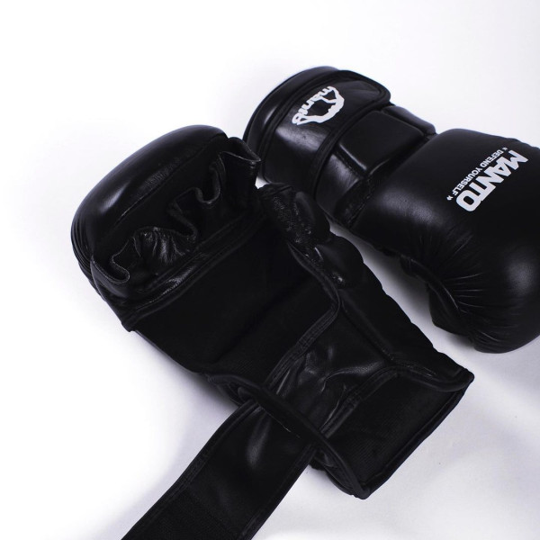 Рукавиці для MMA MANTO Shooter Gloves PRO Black White