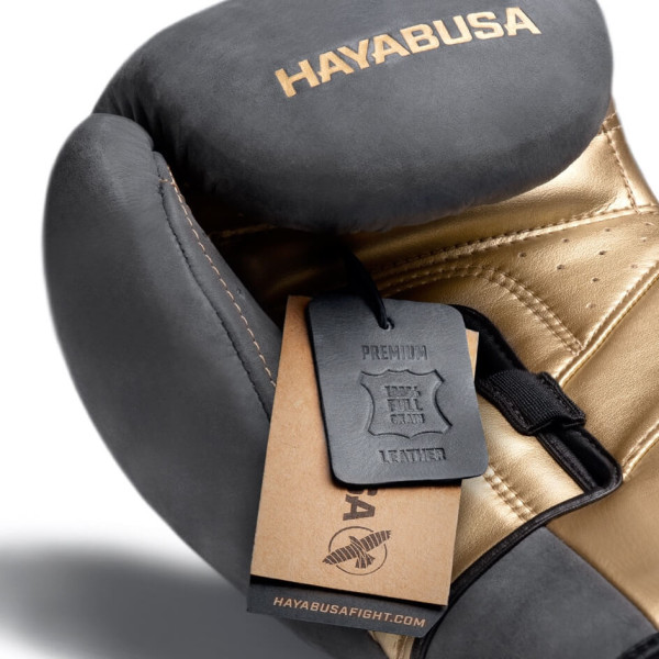 Боксерські рукавиці Hayabusa T3 LX Boxing Gloves Obsidian Gold