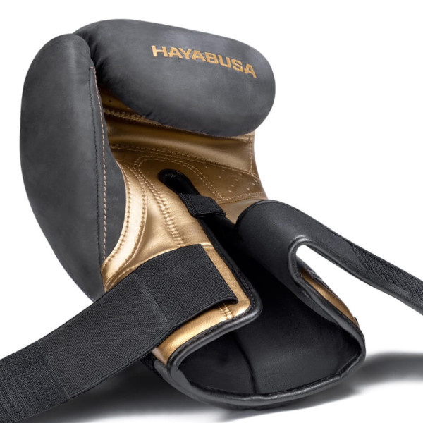 Боксерські рукавиці Hayabusa T3 LX Boxing Gloves Obsidian Gold