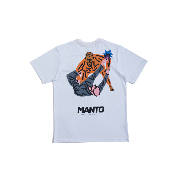 Футболка MANTO T-shirt BJJ Gym 2.0 White
