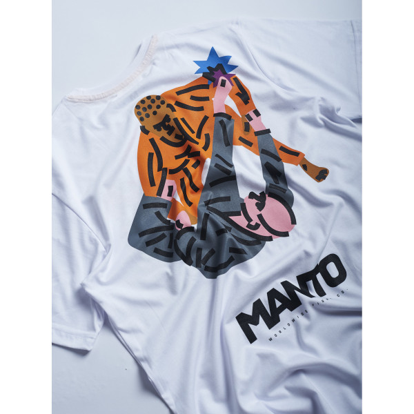 Футболка MANTO T-shirt BJJ Gym 2.0 White