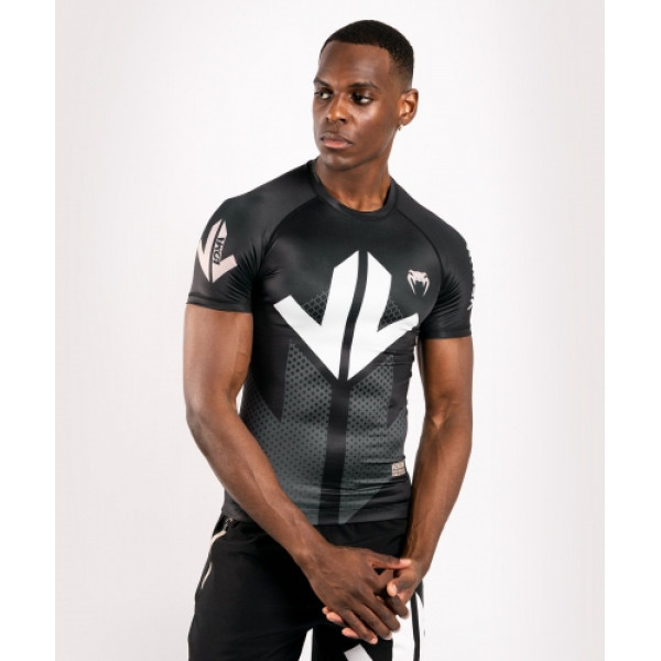 Рашгард Venum Loma Arrow Short Sleeves Rashguards Black White