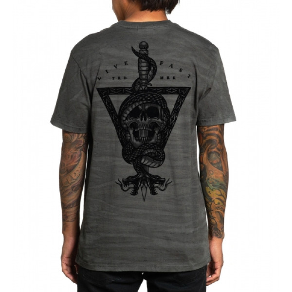 Футболка Affliction Sacred Strike Charcoal Camo