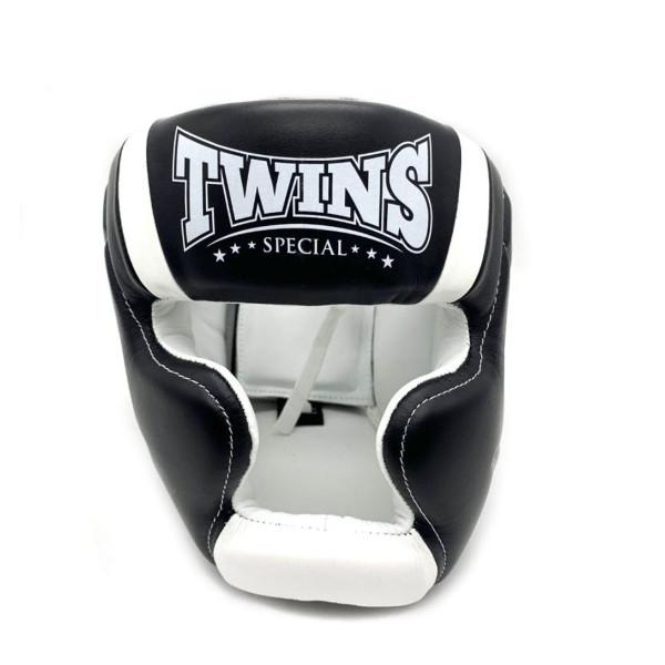 Боксерський шолом Twins Head Protection HGL11 Black White