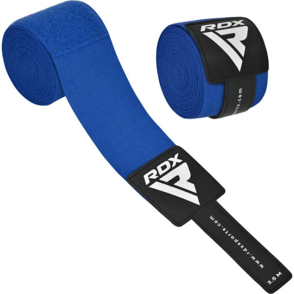 Боксерські бинти RDX IBA Boxing Hand Wraps Blue