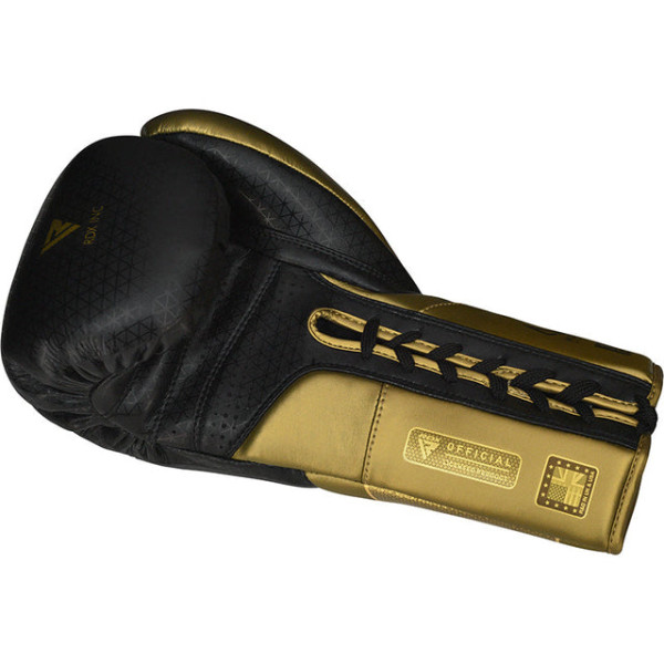 Боксерські бойові рукавиці RDX K2 Mark Pro Fight Boxing Gloves Golden
