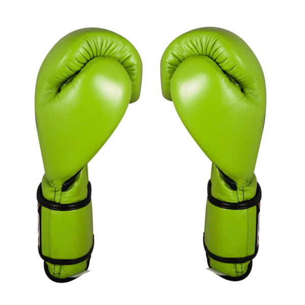 Боксерські рукавиці Cleto Reyes Leather Contact Closure Gloves Green