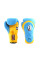 Боксерські рукавиці Twins Velcro Extra Design BGVL6-AV Yellow Lightblue