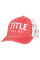 Бейсболка Title Boxing Distressed Adjustable Mesh Cap Red