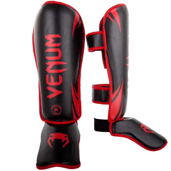 Захист гомілкостопу Venum Challenger Standup Shinguards Black Red