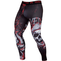 Компресійні штани Venum Pirate 3.0 Spats Black Red
