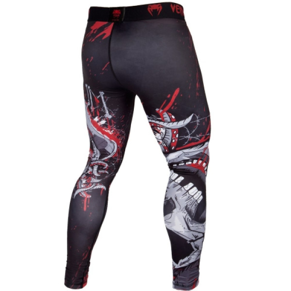 Компресійні штани Venum Pirate 3.0 Spats Black Red