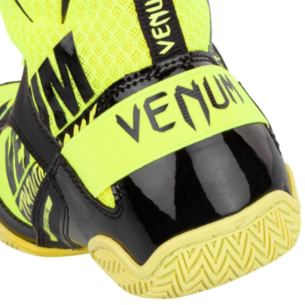 Боксерки Venum Elite VTC 2 Edition Boxing Shoes Neo Yellow Black