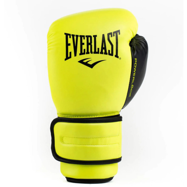 Боксерські рукавиці Everlast Powerlock 2 Hook & Loop Pro Training Gloves Neon Yellow