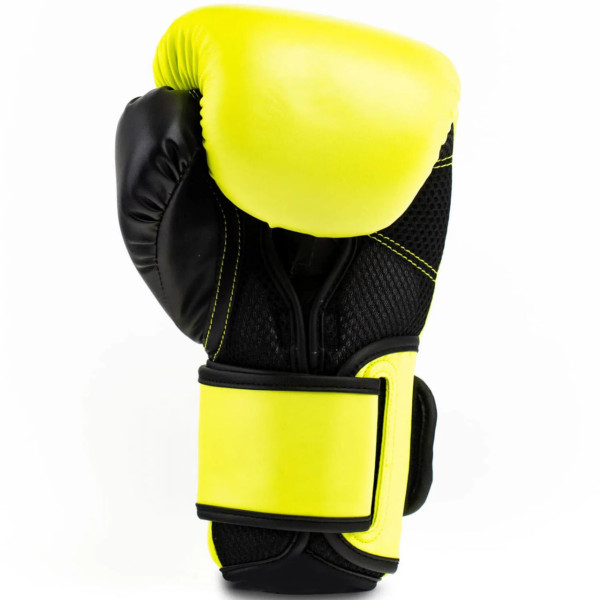 Боксерські рукавиці Everlast Powerlock 2 Hook & Loop Pro Training Gloves Neon Yellow