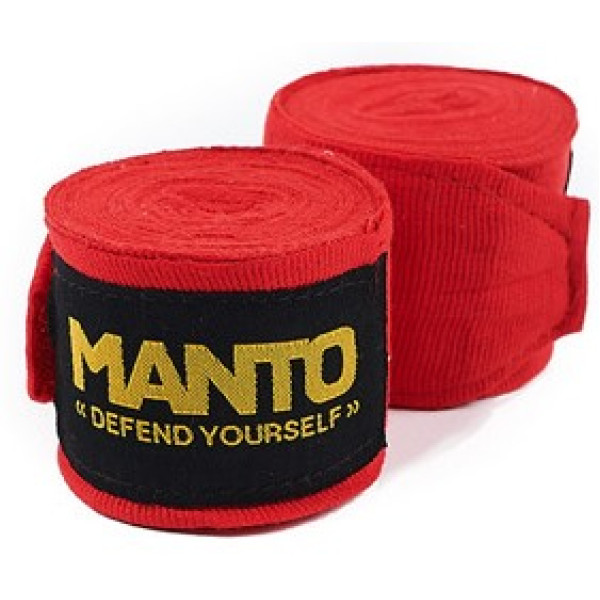 Бинты MANTO Handwraps Defend Red