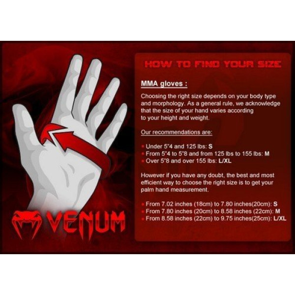 Рукавиці Venum Challenger MMA Gloves - Black