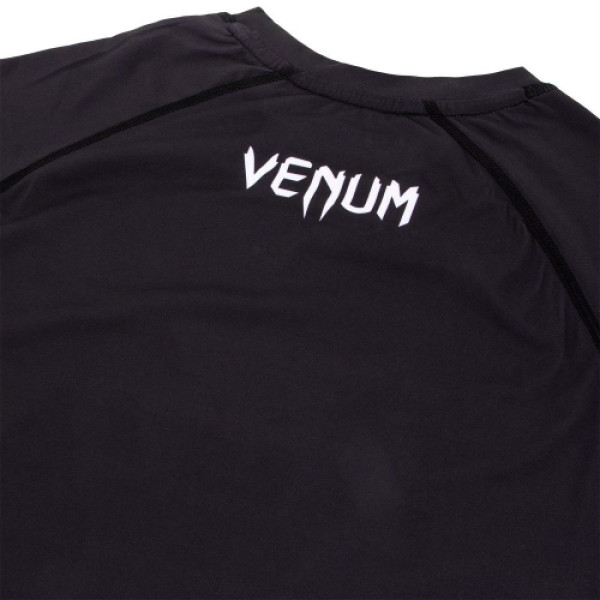 Компресійна футболка Venum Contender 3.0 Compression T-shirt Short Sleeves Black/White