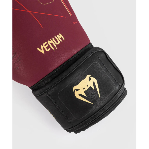 Боксерські рукавиці Venum Tactical XT Boxing Gloves - Black/Burgundy/Gold