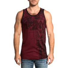 Майка Affliction Dust Cloud Tank Red Ochre