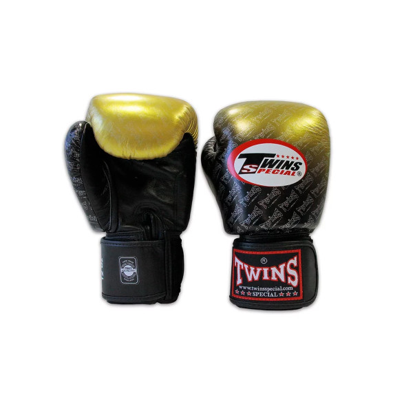 Боксерські рукавиці Twins Fancy FBGVL3-TW1 Dragon Black-Gold
