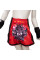 Дитячі тайські шорти Fairtex BSK2108 Kids Silent Warrior Red